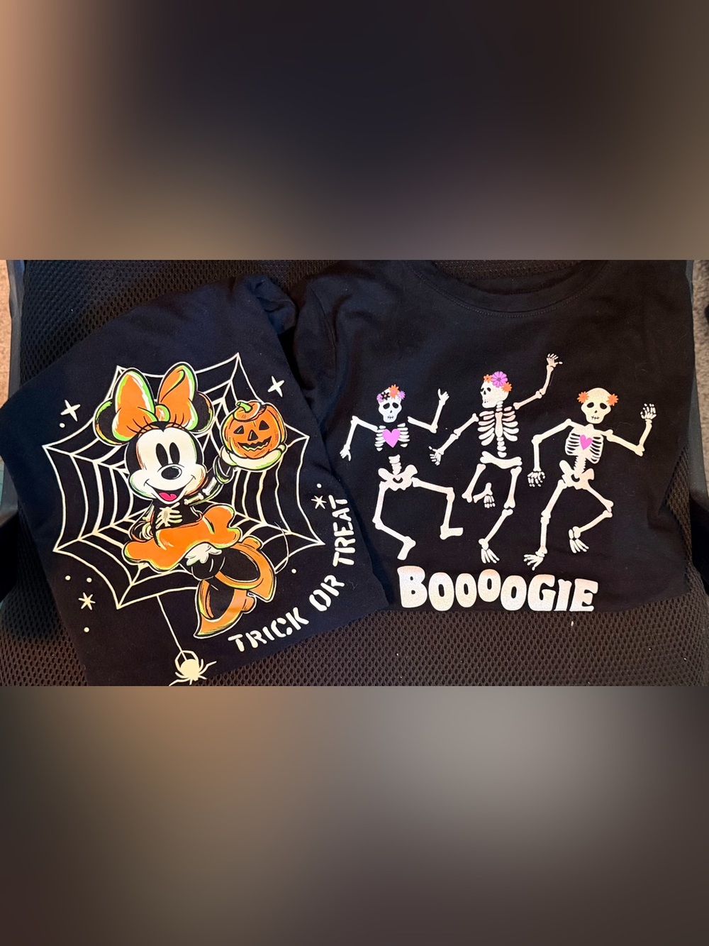 Halloween Graphic Tees Black Girls Medium